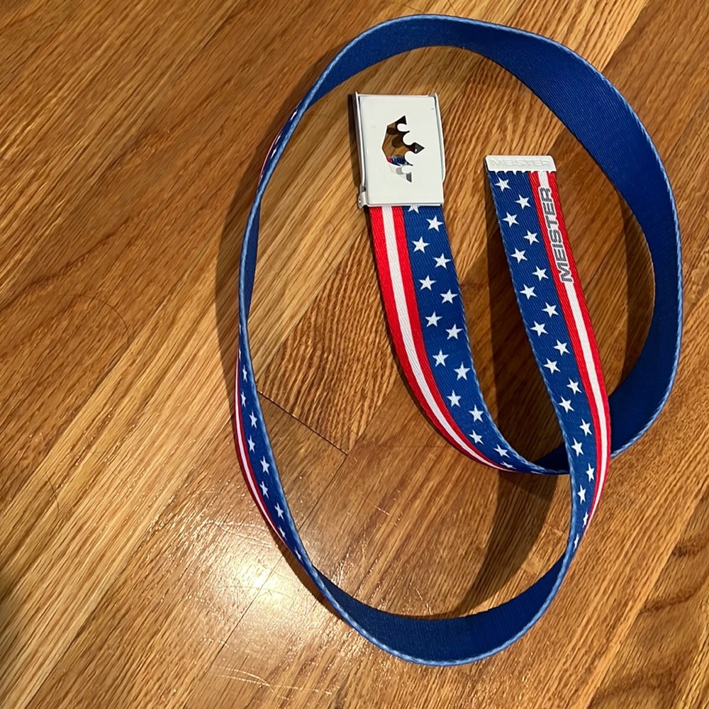 Meister american flag belt